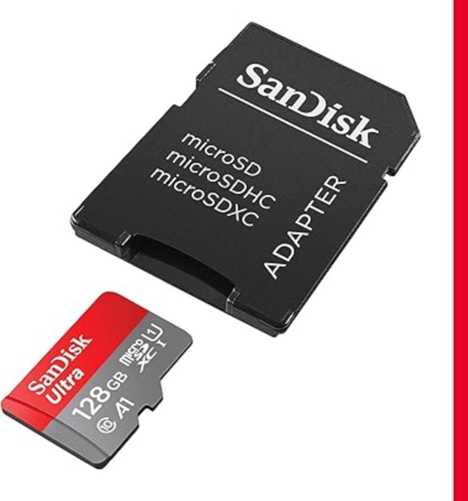 SanDisk 128 GB | Ultra microSD | Nieuw, Audio, Tv en Foto, Foto | Geheugenkaarten, Sandisk, -, Verzenden, -