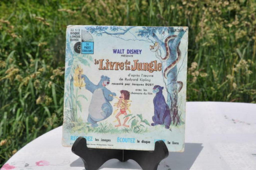§  livre disque 33 1/3 tours 1968 le livre de la jungle, Collections, Collections Autre, Utilisé, Enlèvement ou Envoi