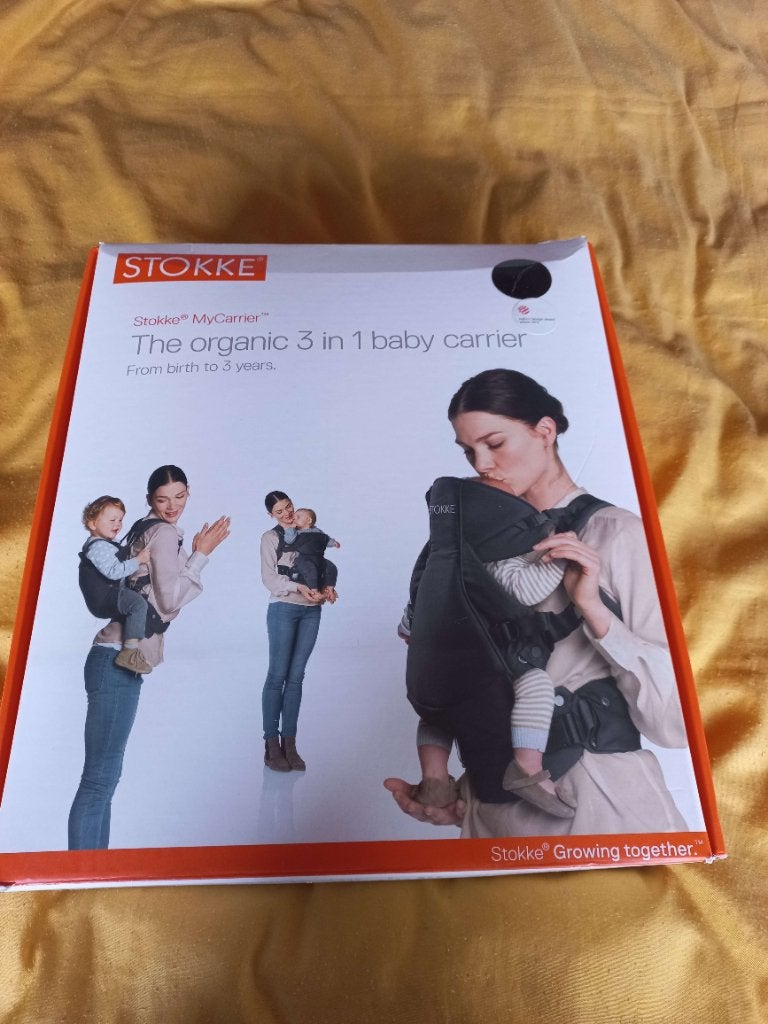 Stokke babydrager 3in1 zwart, Kinderen en Baby's, Babydragers en Draagdoeken, Buik of Rug, Zo goed als nieuw, Draagzak, Ophalen