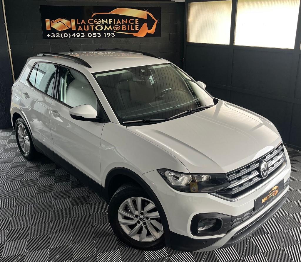Volkswagen T-Cross 1.0TSI 1e eigenaar 1 jaar garantie, Voorwielaandrijving, Wit, 5 deurs, Particulier