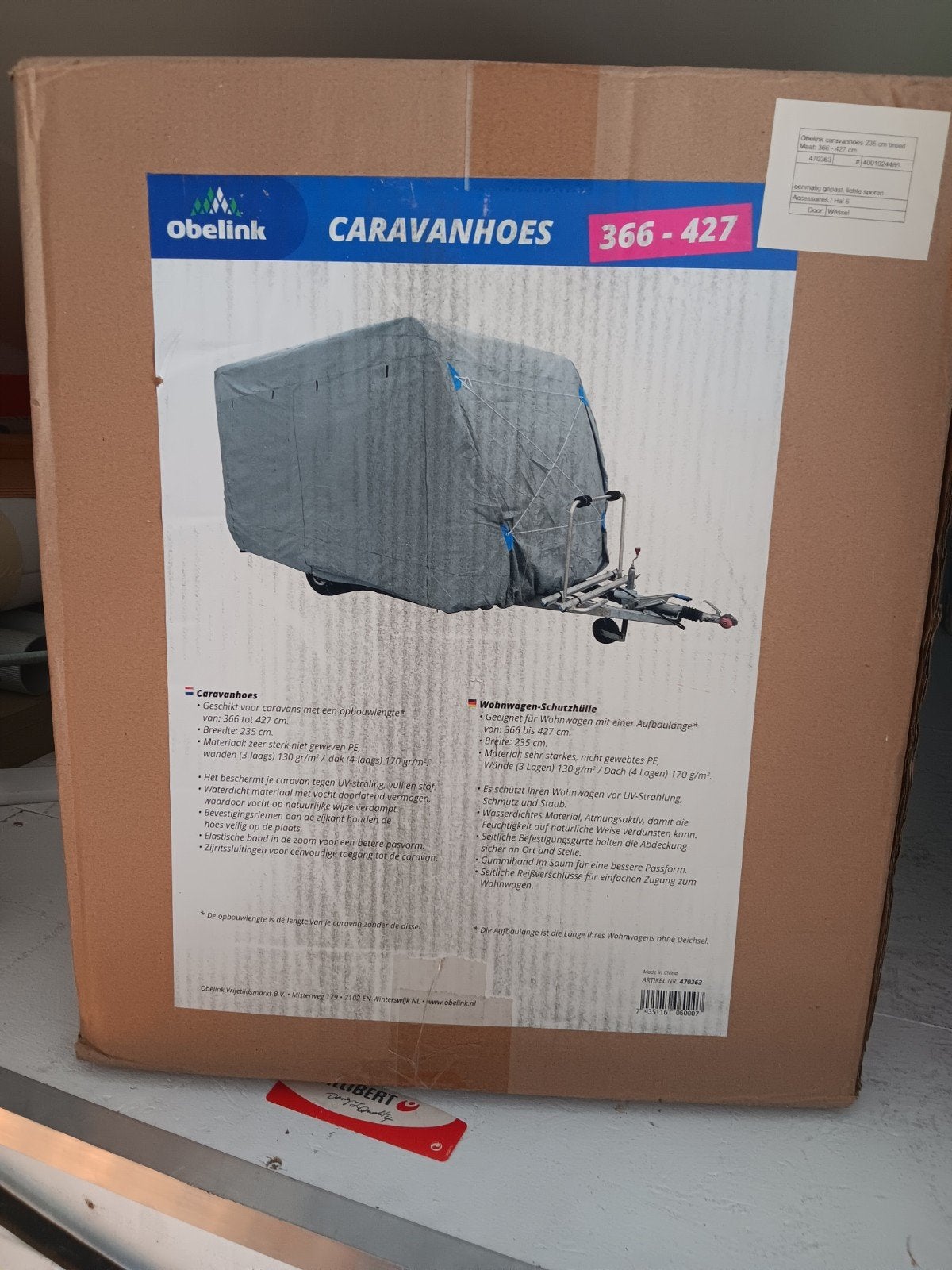 Caravan Hoes Obelink, Caravans en Kamperen, Ophalen