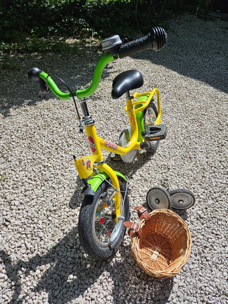 Puky 12 inch, Fietsen en Brommers, Ophalen, Terugtraprem, Zijwieltjes, Gebruikt