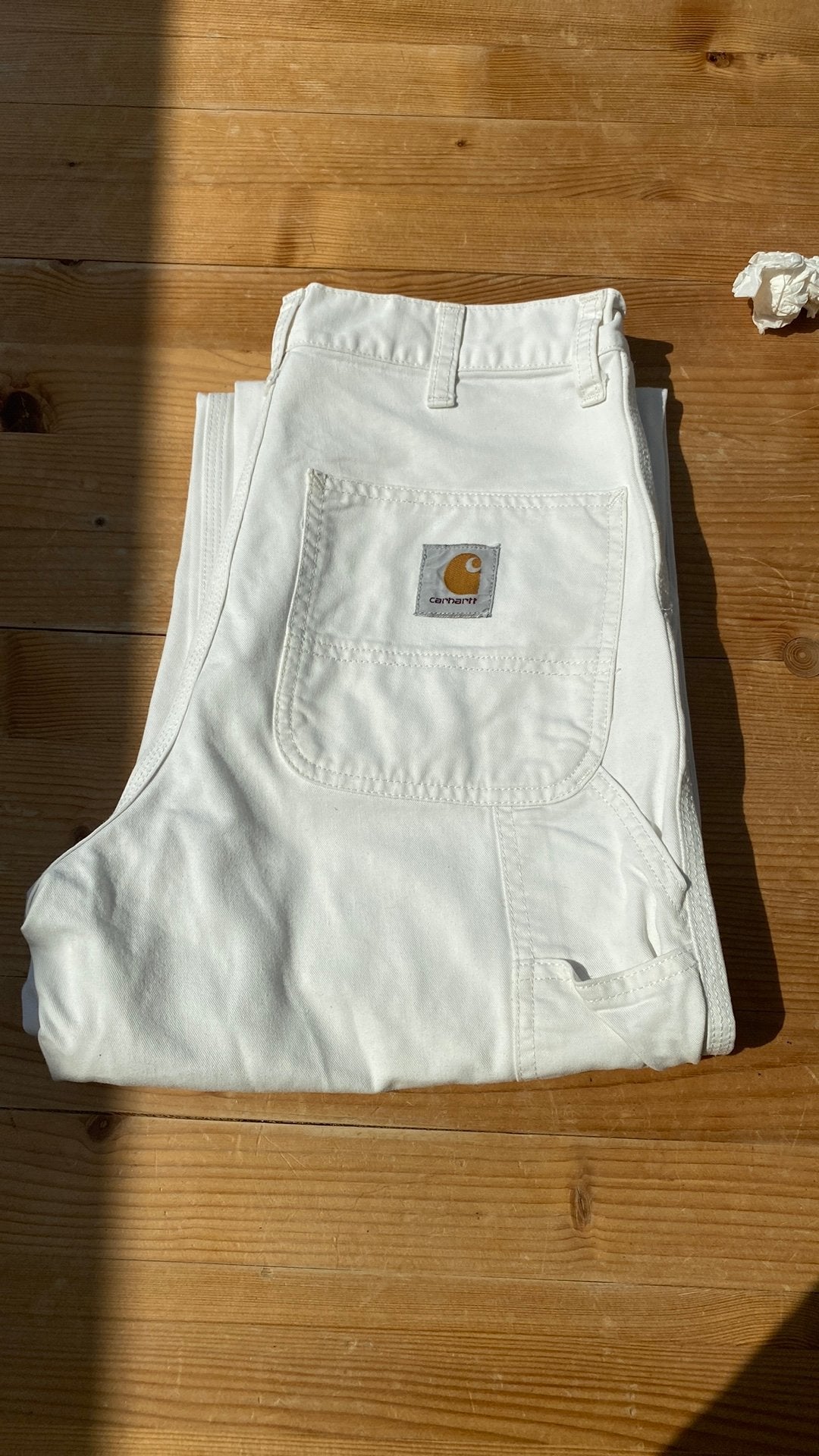 Carhartt broek, Enlèvement ou Envoi, Comme neuf, Autres tailles, Blanc