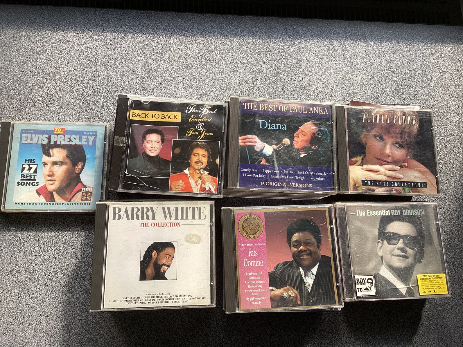 31 cds elvis paul anka barry withe fats domino enz……., Cd's en Dvd's, Cd's | Overige Cd's, Ophalen, Gebruikt