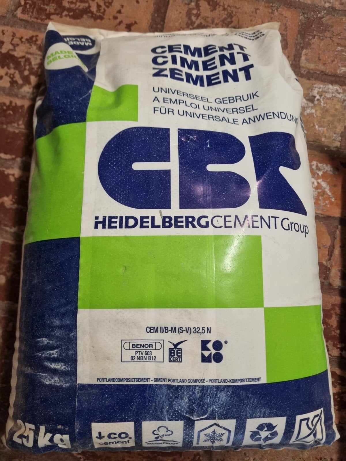 cement, Ophalen, Nieuw