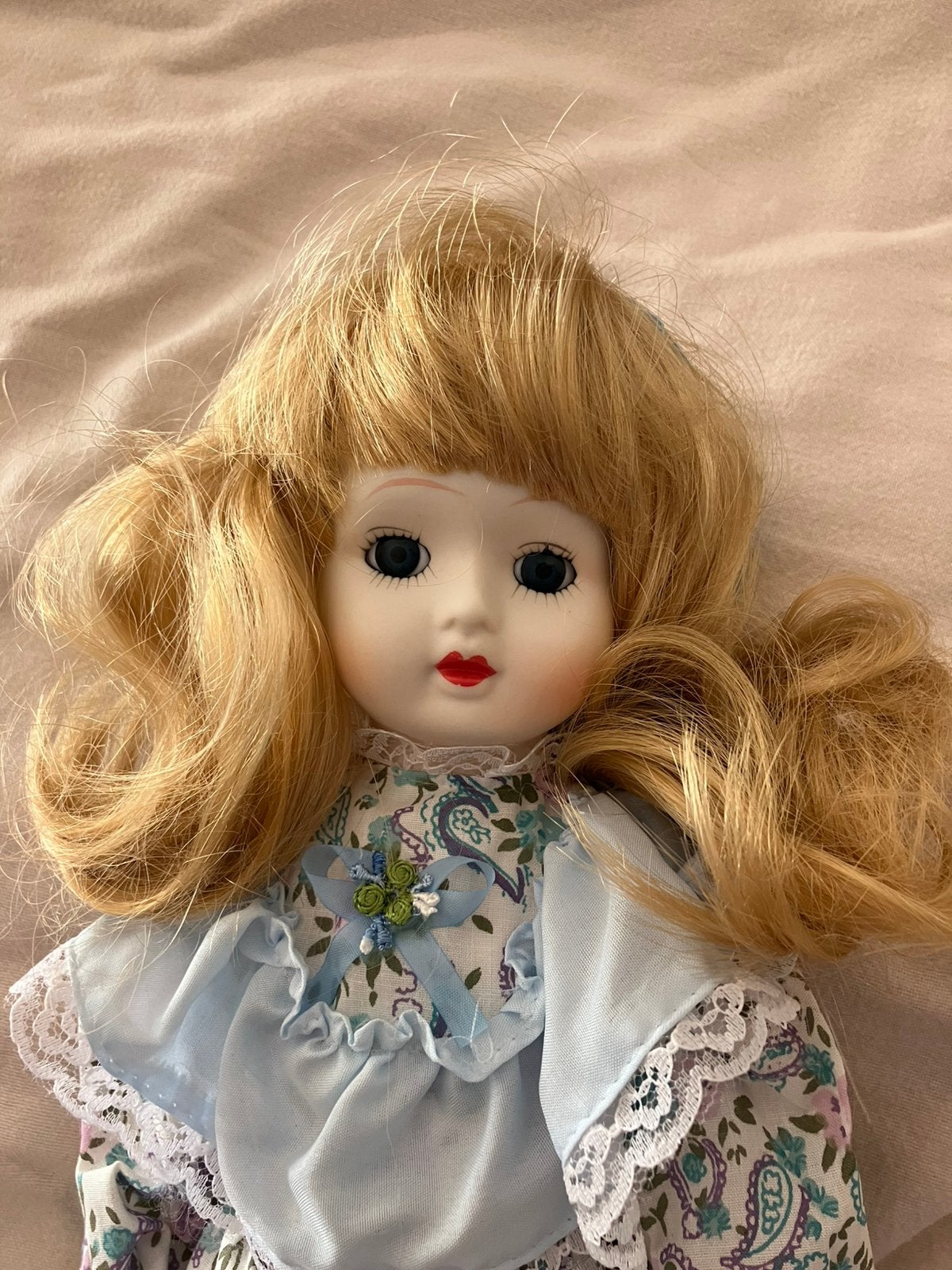 Porceleine pop - Porcelain Doll - Vintage - victoriaans, Ophalen of Verzenden, Nieuw, Pop, Levensecht of Reborn