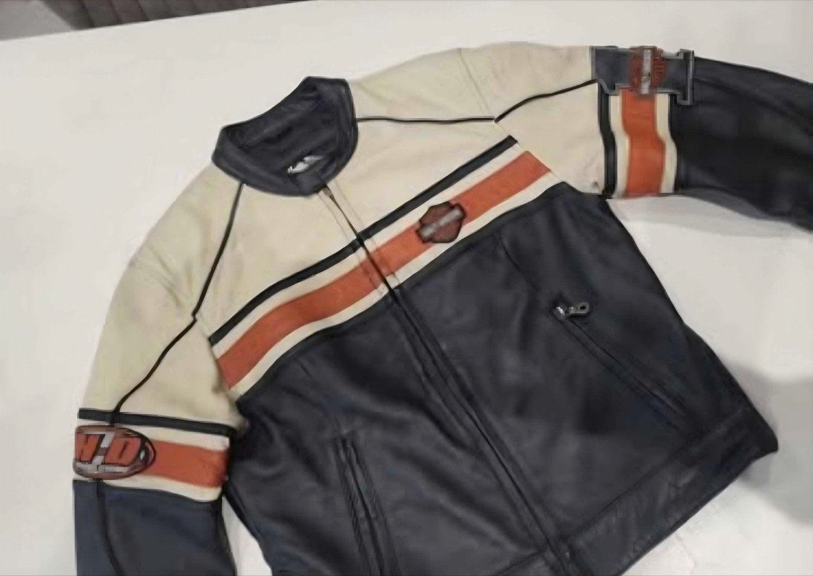 Veste cuir femme Harley Davidson Medium, Motos, Enlèvement