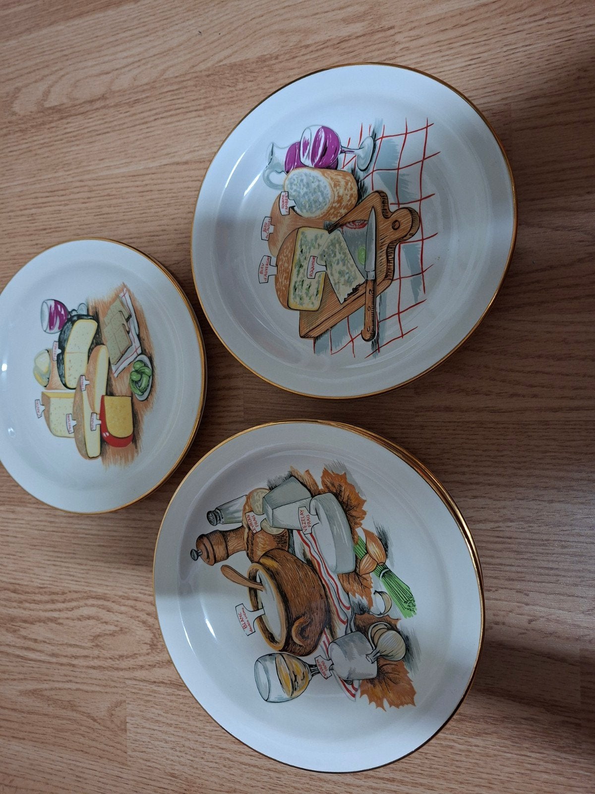 6 poselijne kaasbordjes, Ophalen