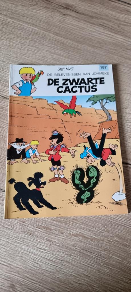 Strip Jommeke 187 - De zwarte cactus, Boeken, Stripverhalen, Eén stripboek, Ophalen of Verzenden, Zo goed als nieuw, Jeff Nys