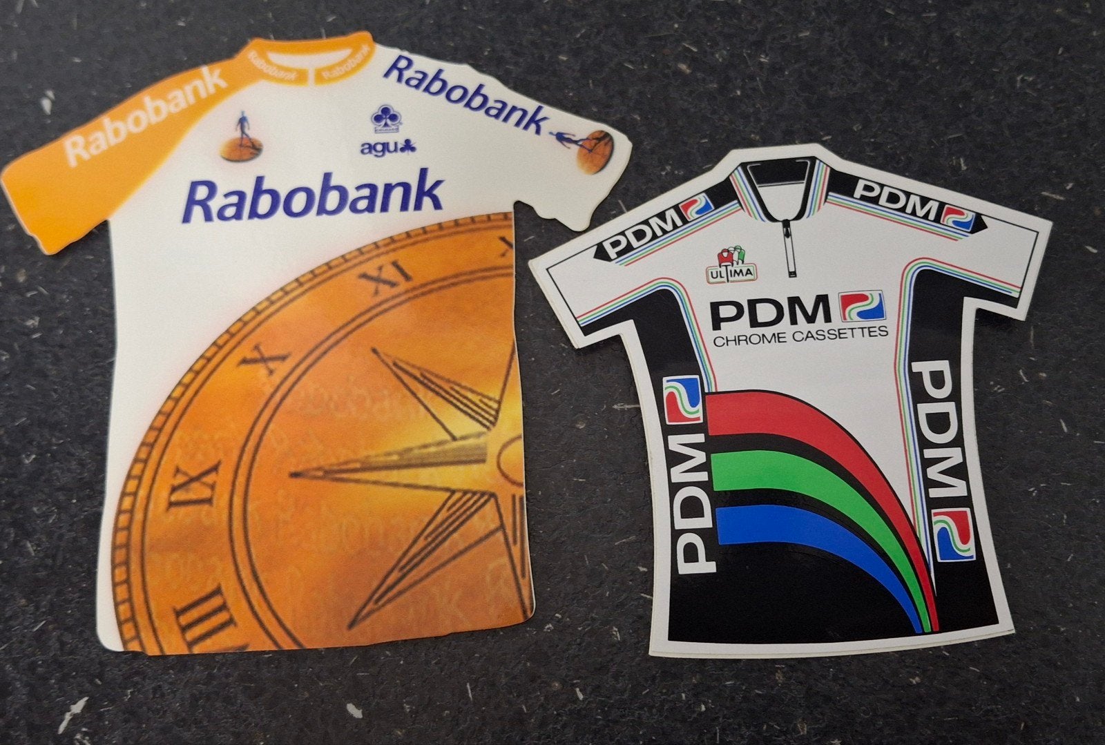 Lot d'autocollants | Maillots de cyclisme | Rabobank PDM, Enlèvement ou Envoi, Comme neuf, Sport