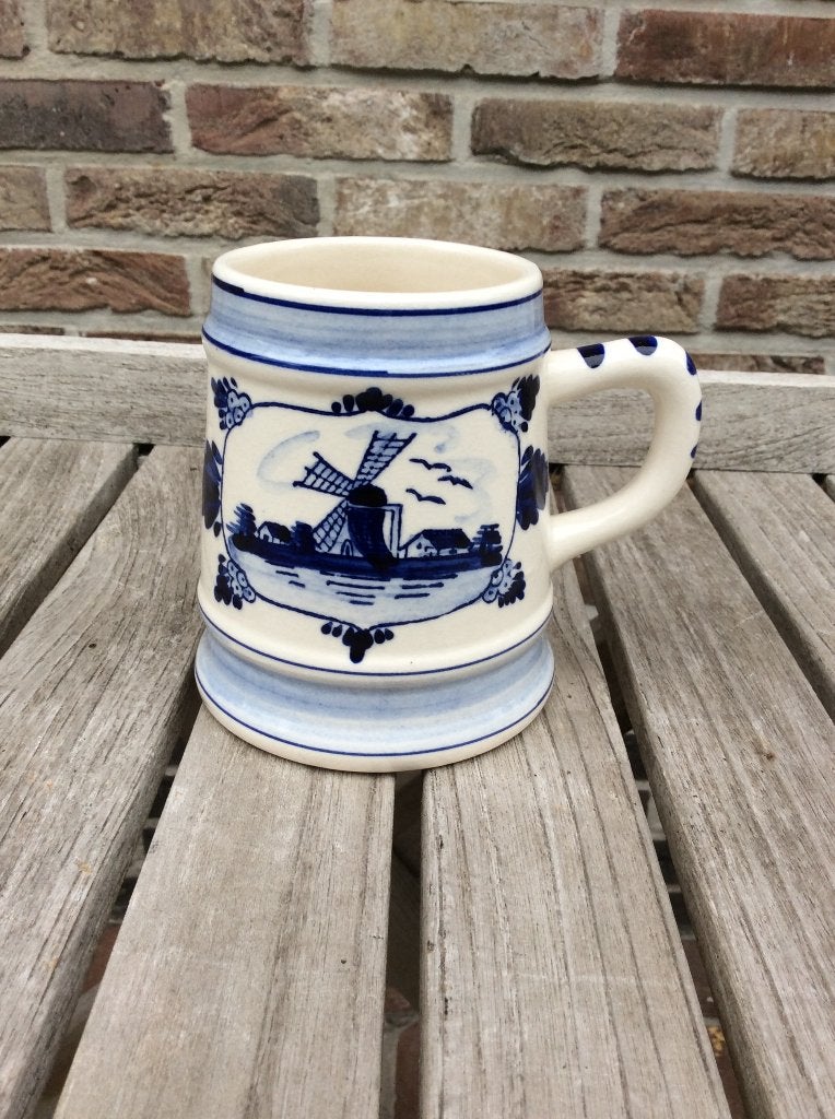 DELFTSE BIERPOT ZO GOED ALS NIEUW, Ophalen of Verzenden, Zo goed als nieuw, Pul(len)
