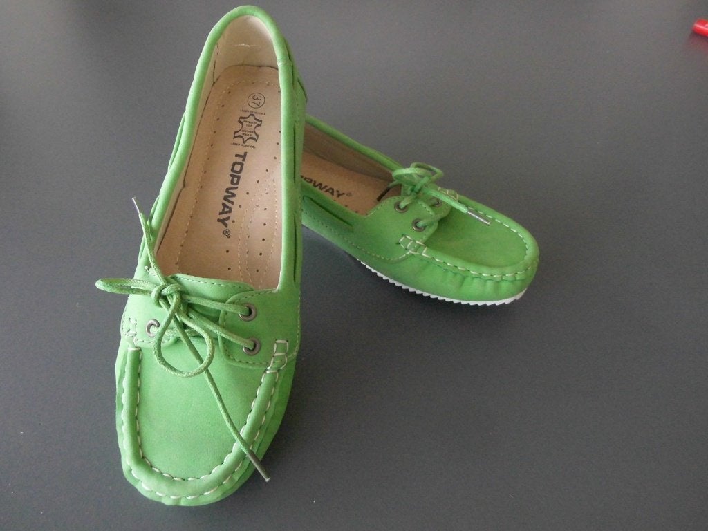 Très  Beaux Mocassins vert  pointure  : 37, Comme neuf, Autres types, Vert, Enlèvement