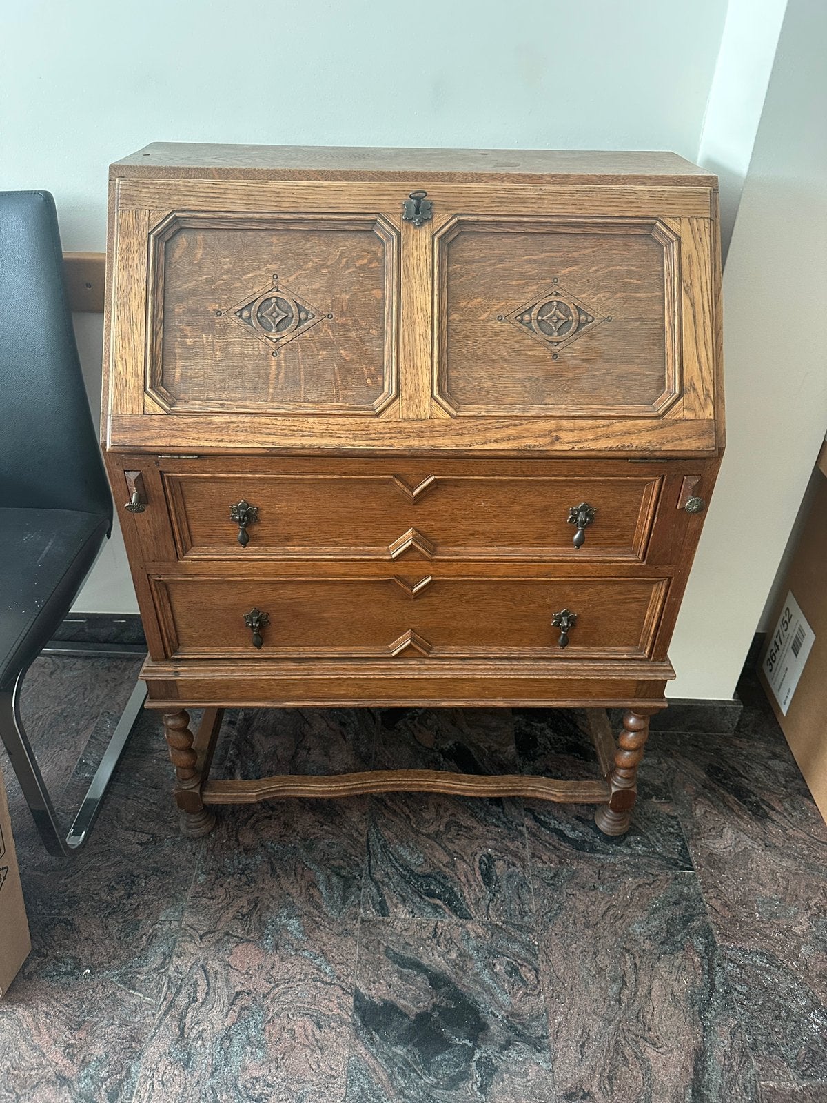 Secretaire en chene, Enlèvement, Comme neuf
