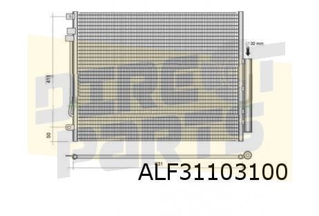 Alfa Romeo Giulia (5/16), Stelvio (2/17) (7/17) condensor (2, Auto-onderdelen, Airco en Verwarming, Alfa Romeo, Nieuw, Verzenden