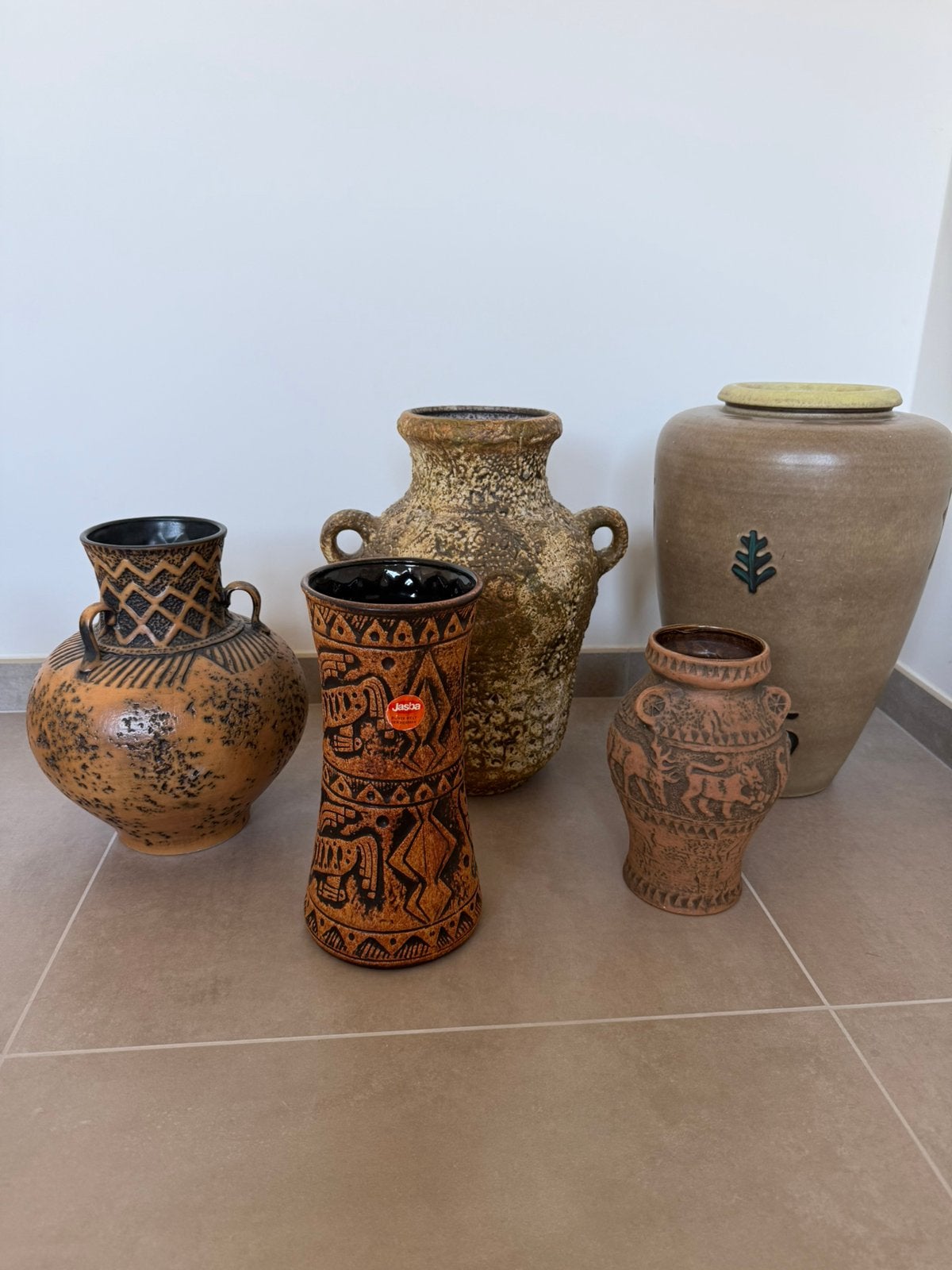 Vazen west germany / jasba, Antiek en Kunst, Ophalen