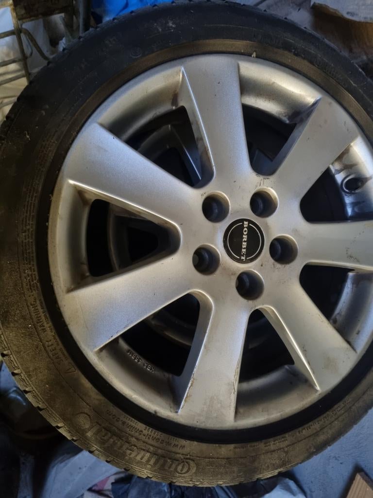 4x banden met velgen 205 50 R17, Ophalen, Band(en)