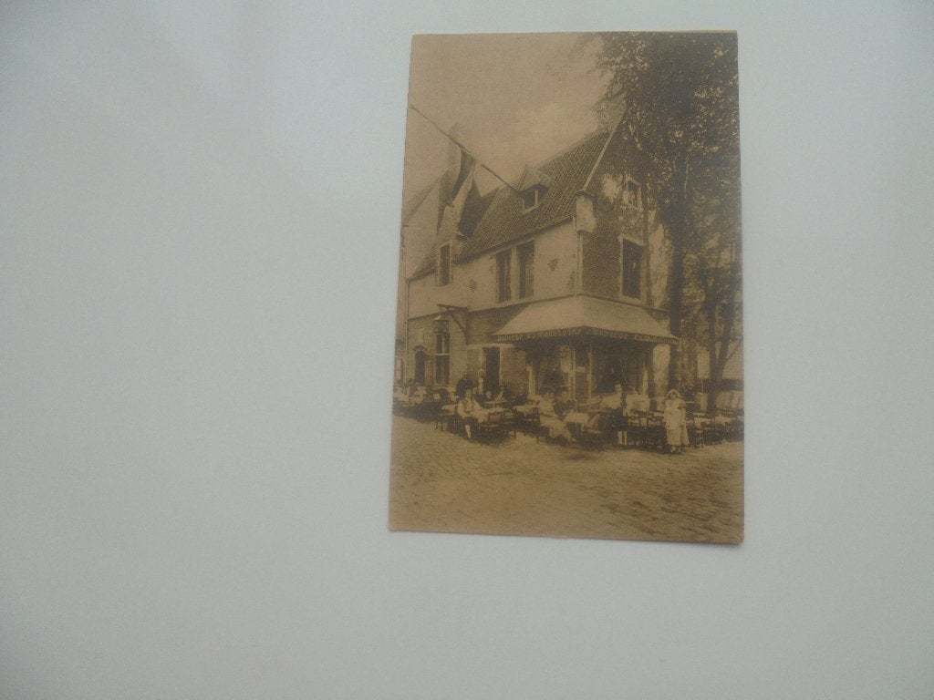 brussel expo 1935 -auberge "la madeleine", Verzamelen, Verzenden, 1920 tot 1940, Ongelopen, Brussel (Gewest)