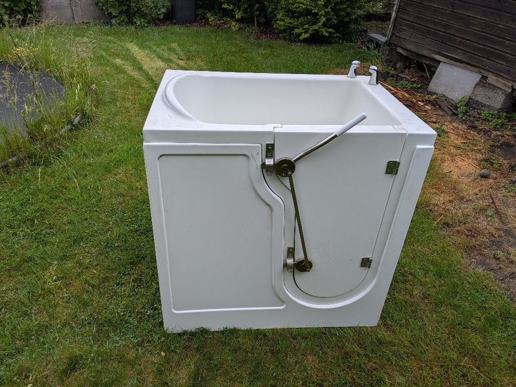 Zitbad met deur, Ophalen, 100 tot 150 cm, 100 tot 150 cm, Overige typen