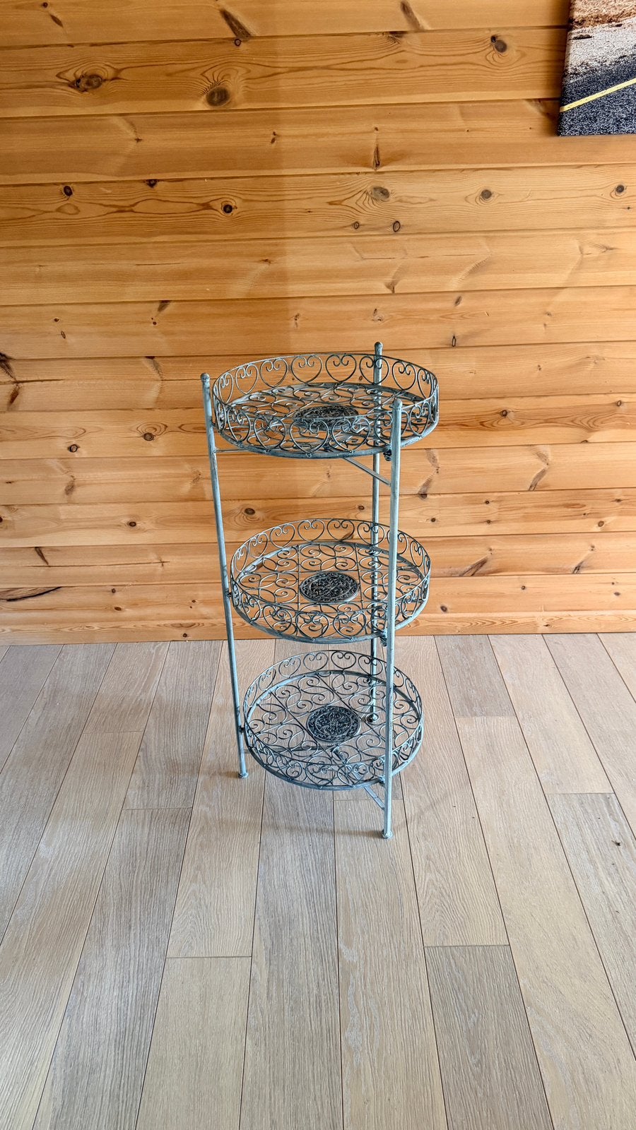 Trio de plateaux pour plante ou autre en metal, Enlèvement, Comme neuf