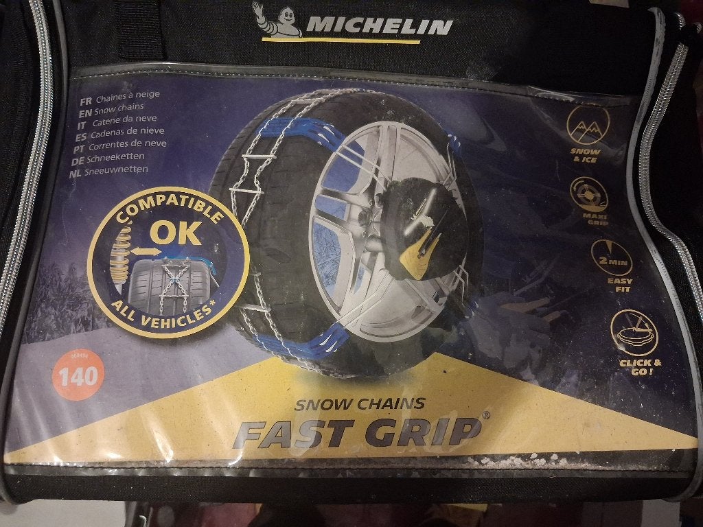 Chaînes neige Michelin Fastgrip 140, Auto diversen, Sneeuwkettingen, Ophalen, Nieuw