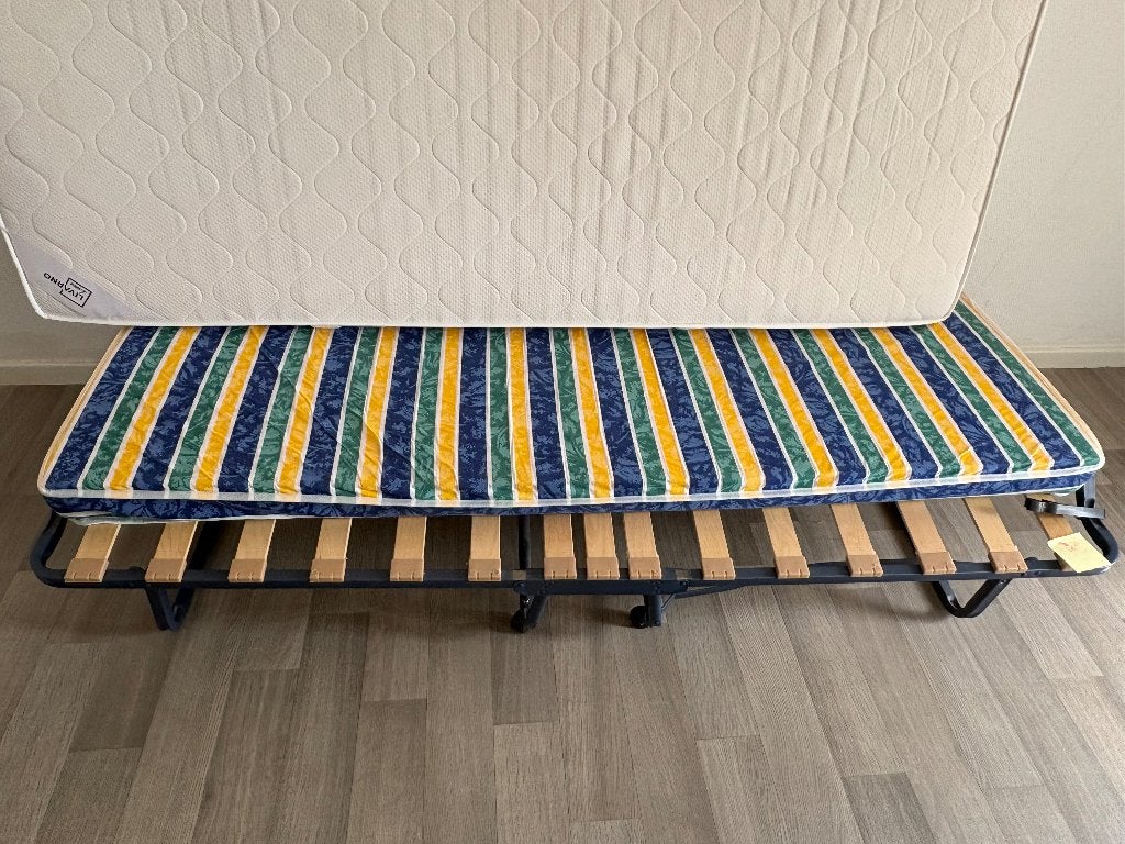 Matelas + Sommier rétractable 1 personne, Enlèvement, Sommier