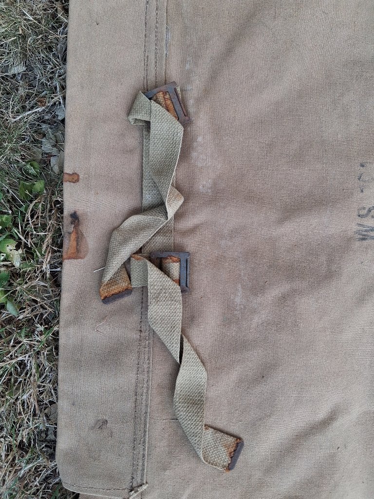 Toile de lit de camp officier anglais 1945, Collections, Enlèvement ou Envoi, Armée de terre, Autres types