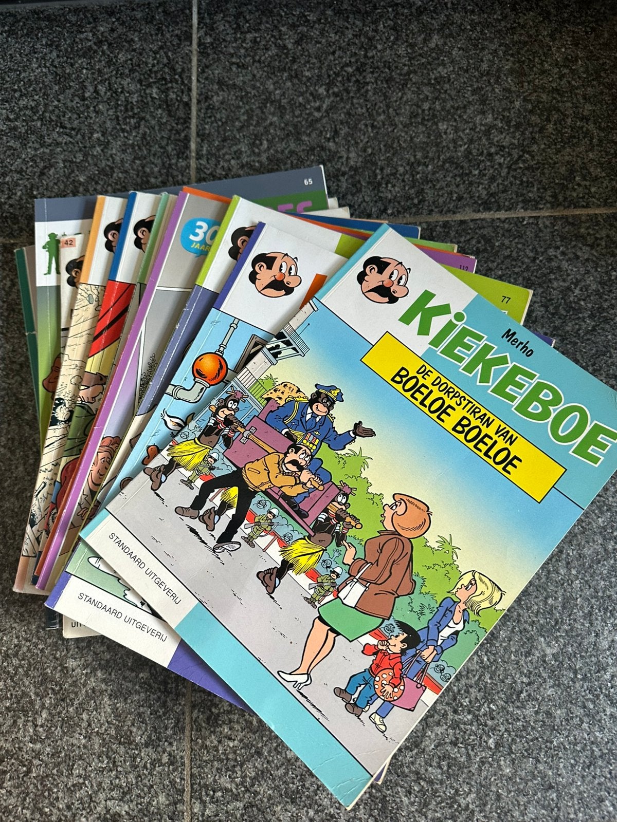 15 tal kiekeboe strips, Boeken, Ophalen, Zo goed als nieuw