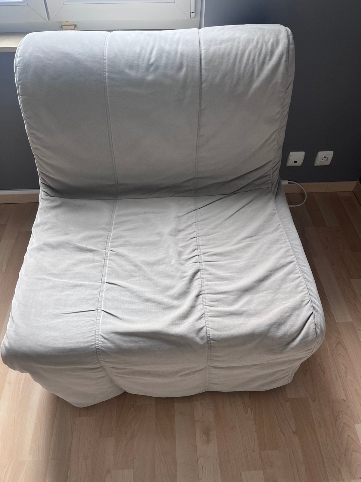 Canapé Lit une personne Ikea, Beige, Une personne, Utilisé, Enlèvement