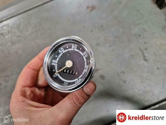 Kreidler VDO Kilometer teller voor Druppelkoplamp werkt goed, Enlèvement ou Envoi, Utilisé