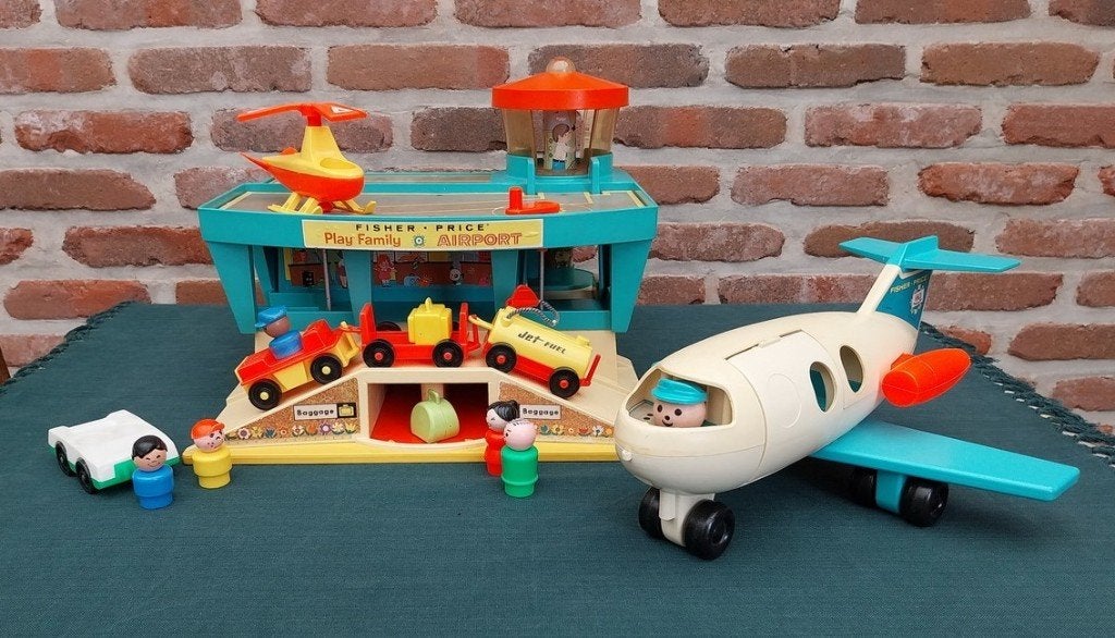 Fisher-Price Vintage Play Family Airport #996, Enlèvement, Utilisé