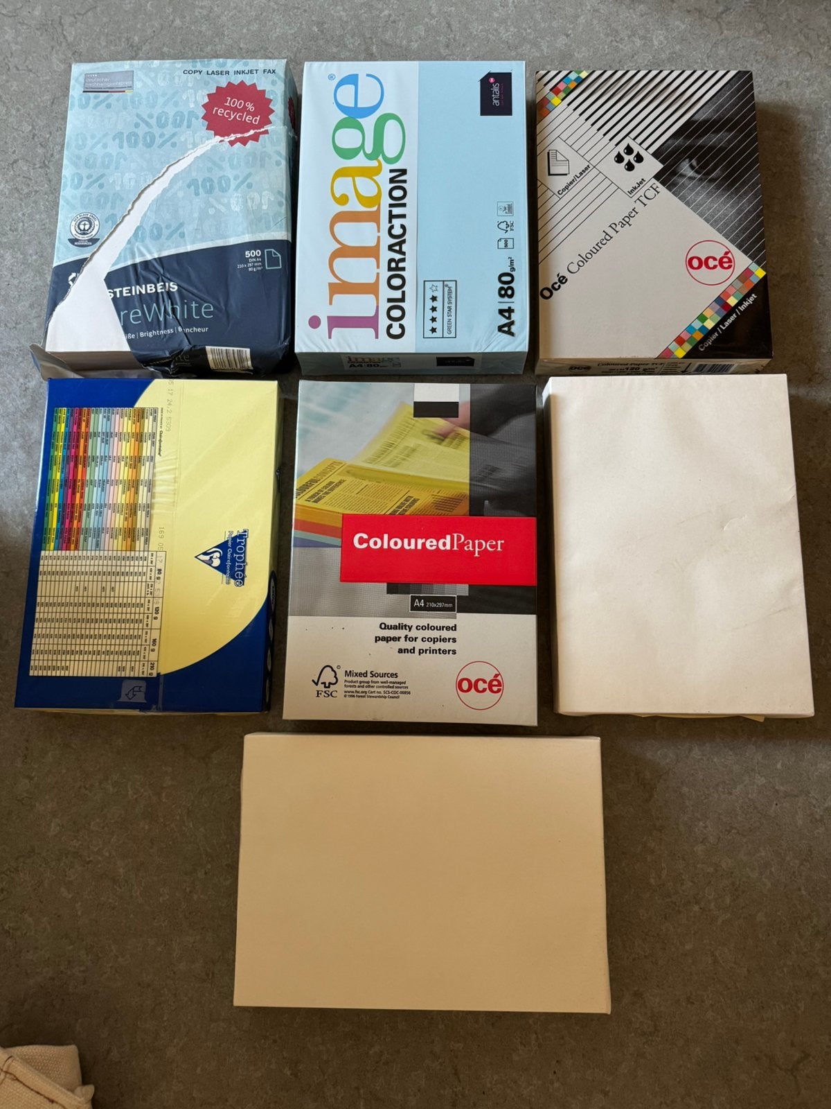 7 nieuwe blokken A4 papier, Divers, Enlèvement ou Envoi, Comme neuf