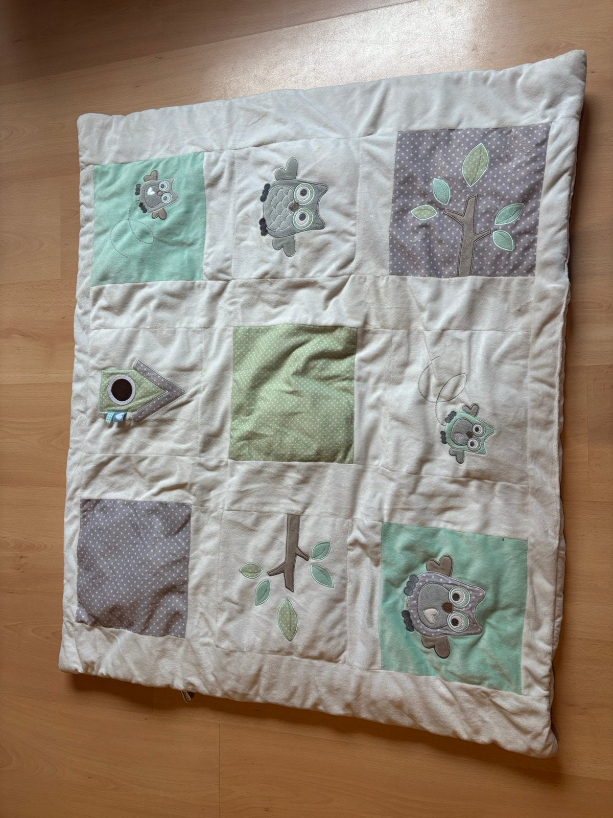 Boxkleed met uiltjes, Ophalen of Verzenden, Zo goed als nieuw