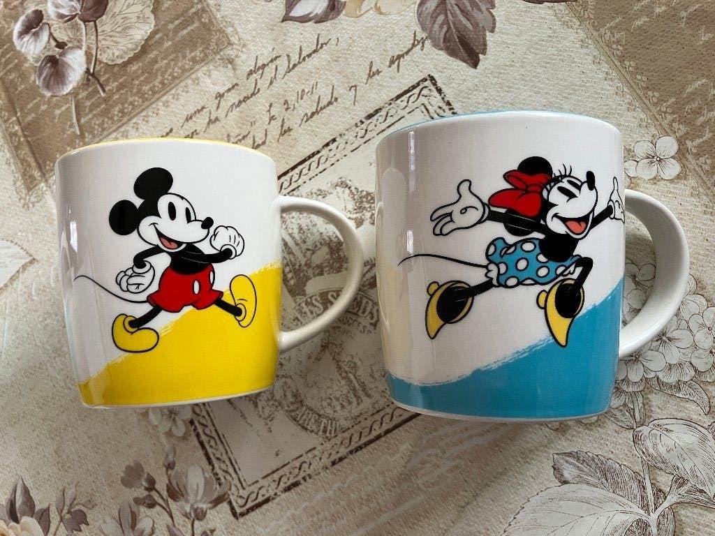 Set Disney mokken - Mickey & Minnie Mouse, Ophalen of Verzenden, Mickey Mouse, Servies