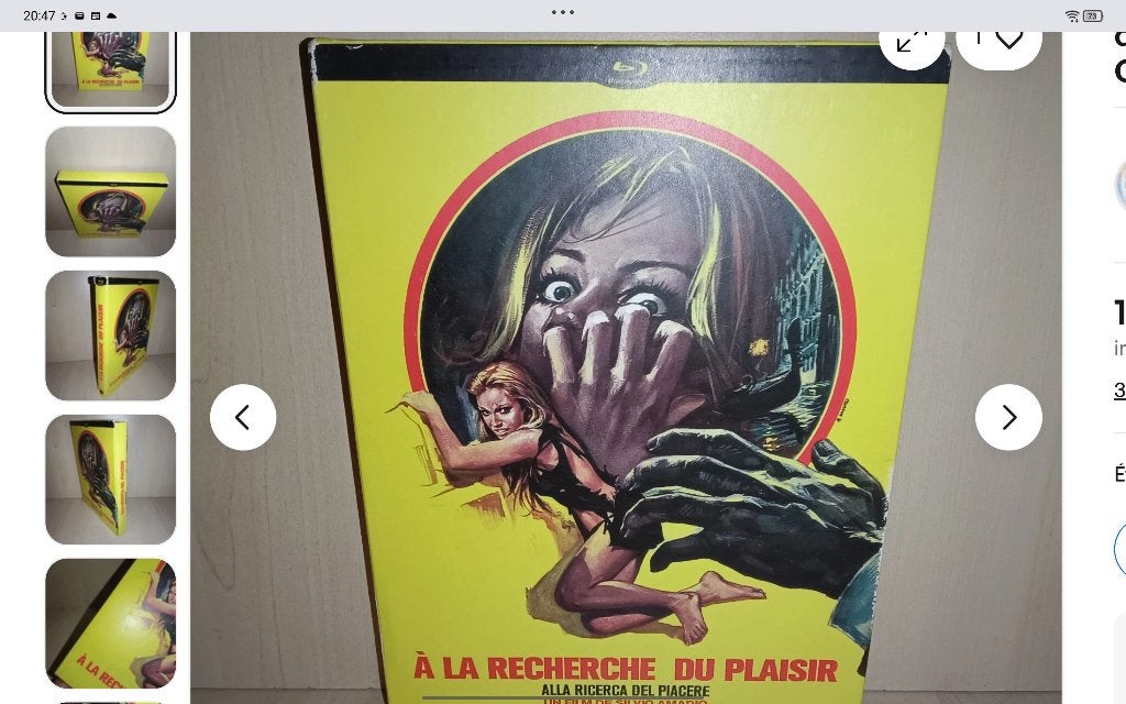 A la recherche du plaisir (Alla ricerca del piacere) Blu ray, CD & DVD, Blu-ray, Envoi, Blu-ray, Coffret