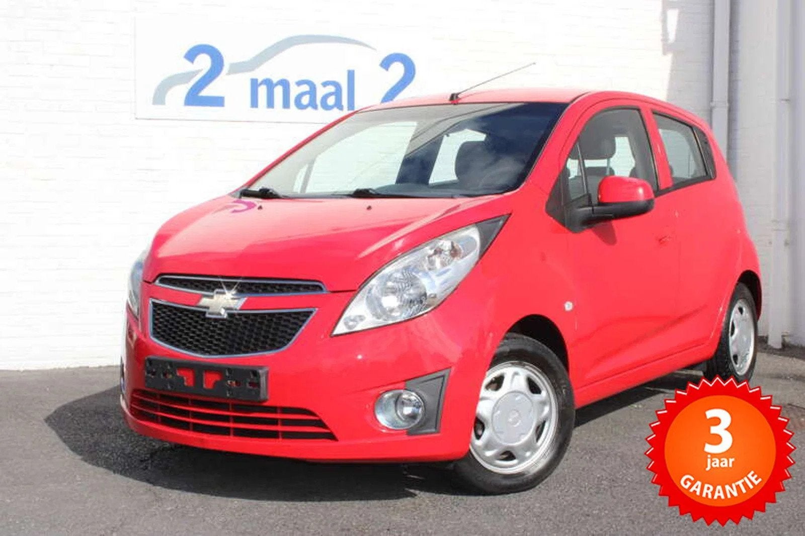 Chevrolet Spark Spark 1.0i Airco/5Deurs inclusief 3JAAR gara, Autos, Rouge, Euro 5, Achat, 50 kW