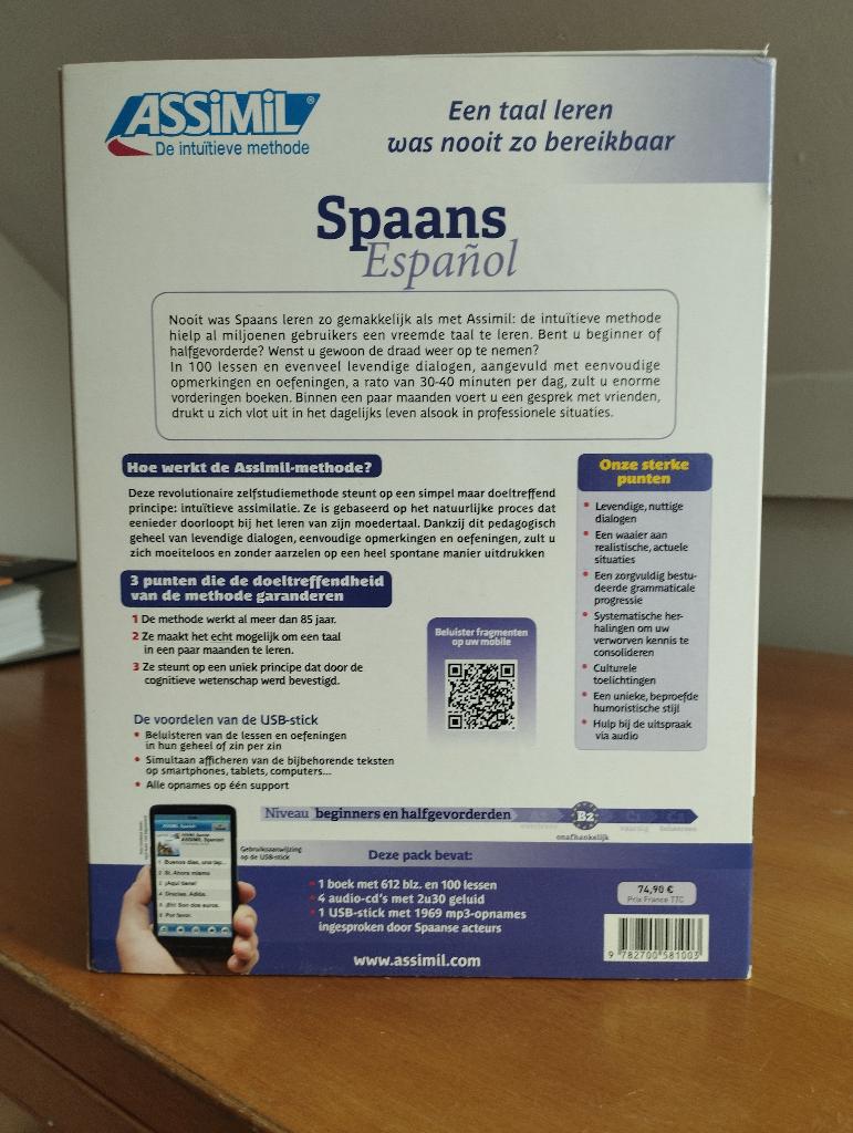 Assimil Spaans, Enlèvement, Comme neuf