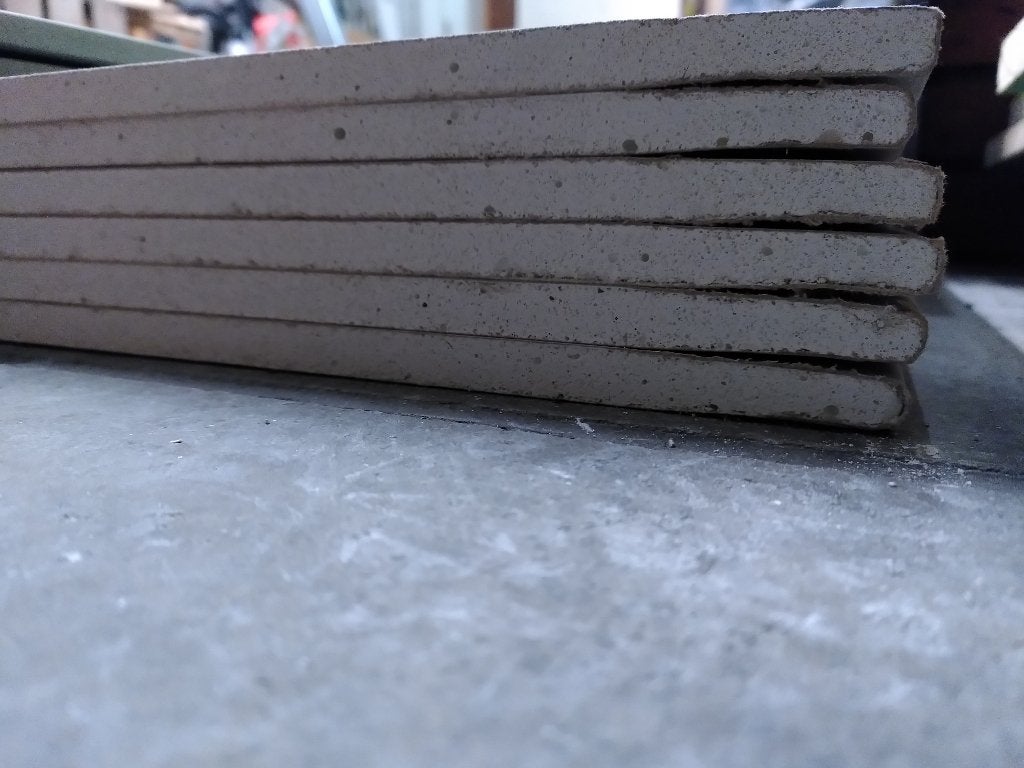Plaques de plâtre épaisseur 12,5 mm, Enlèvement, Neuf