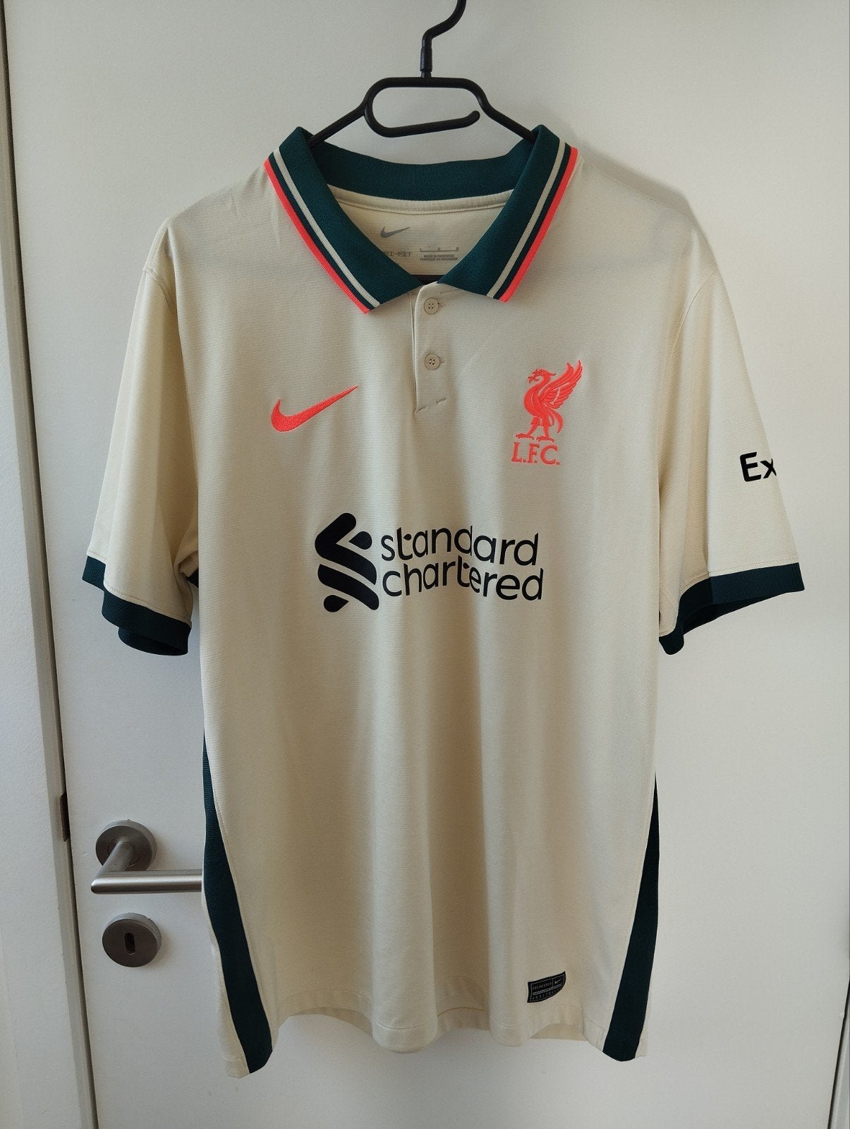 Maillot extérieur Liverpool 2021/22, Taille L, Enlèvement ou Envoi, Utilisé, Maillot