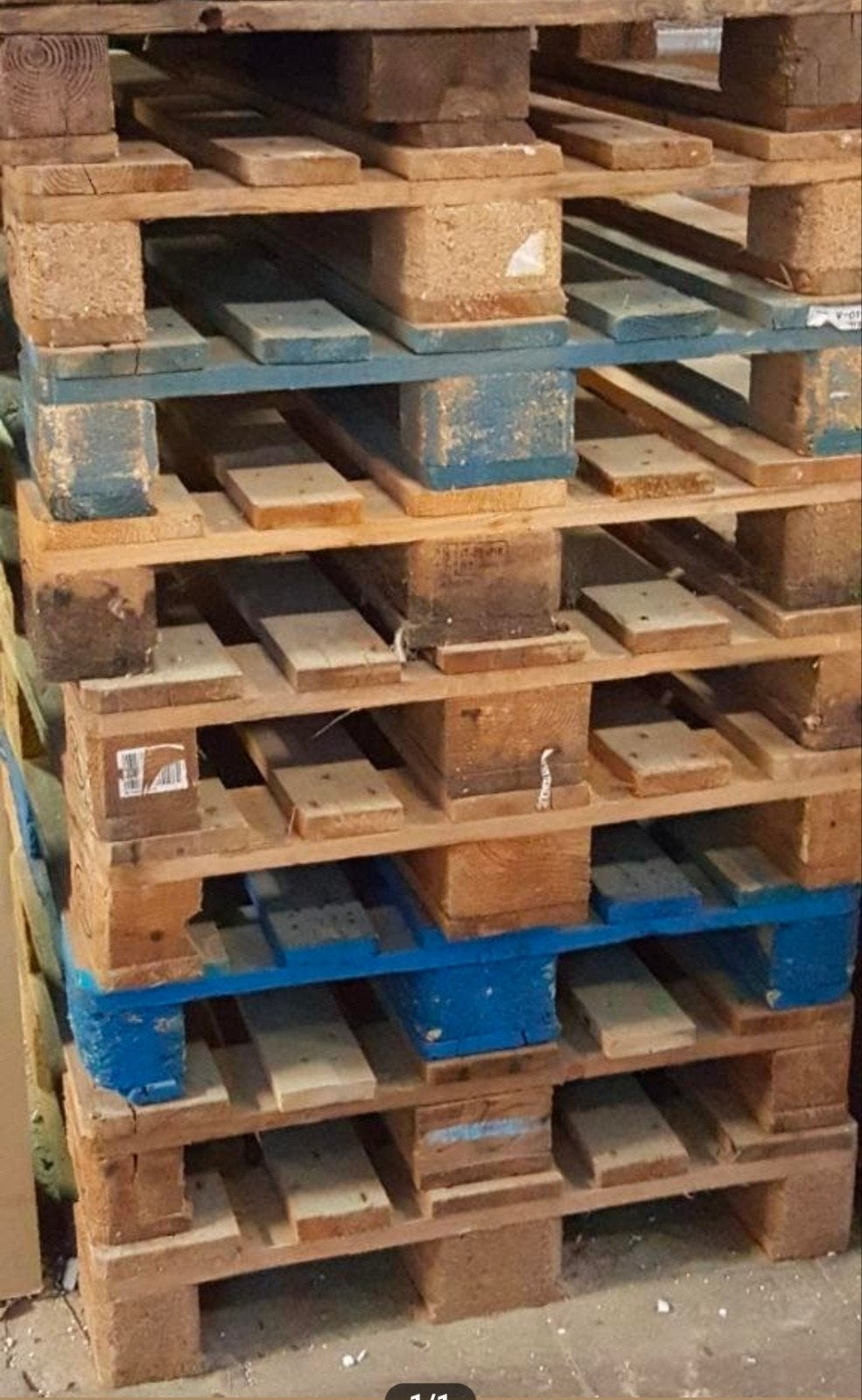 Europallets, Ophalen