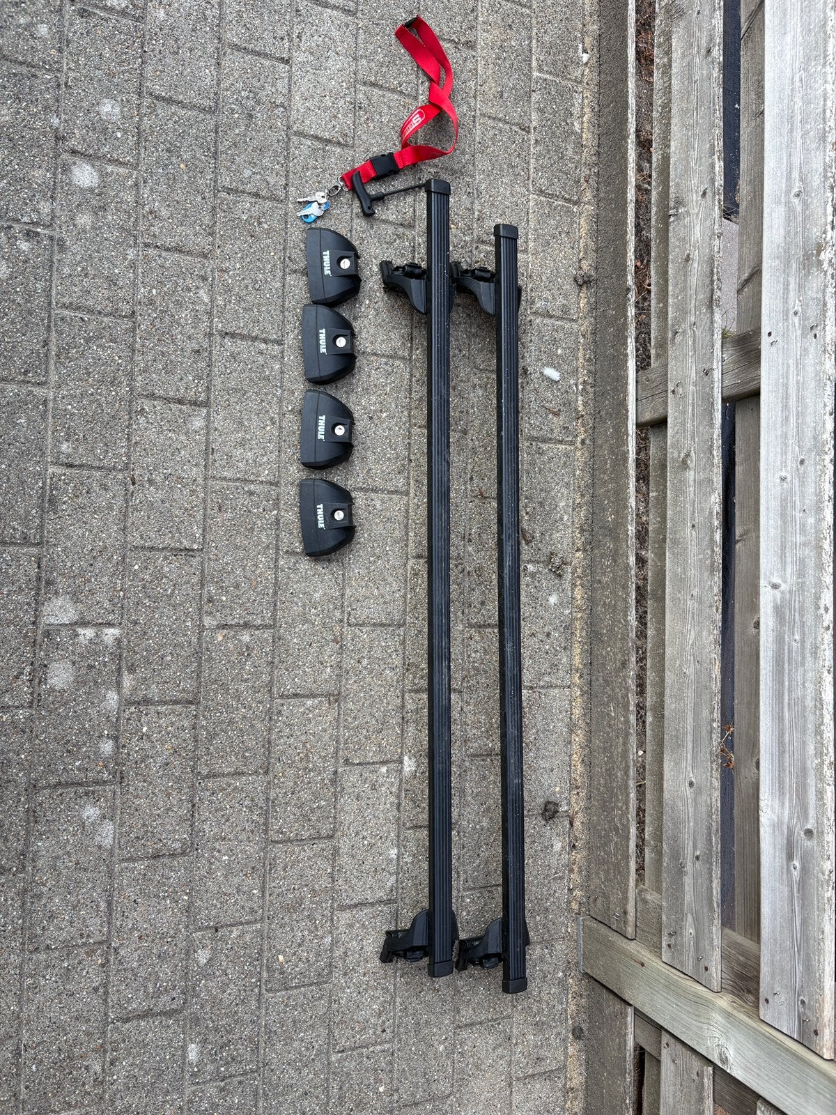 Thule dakdragers bmw 3 serie touring G21, Enlèvement, Utilisé