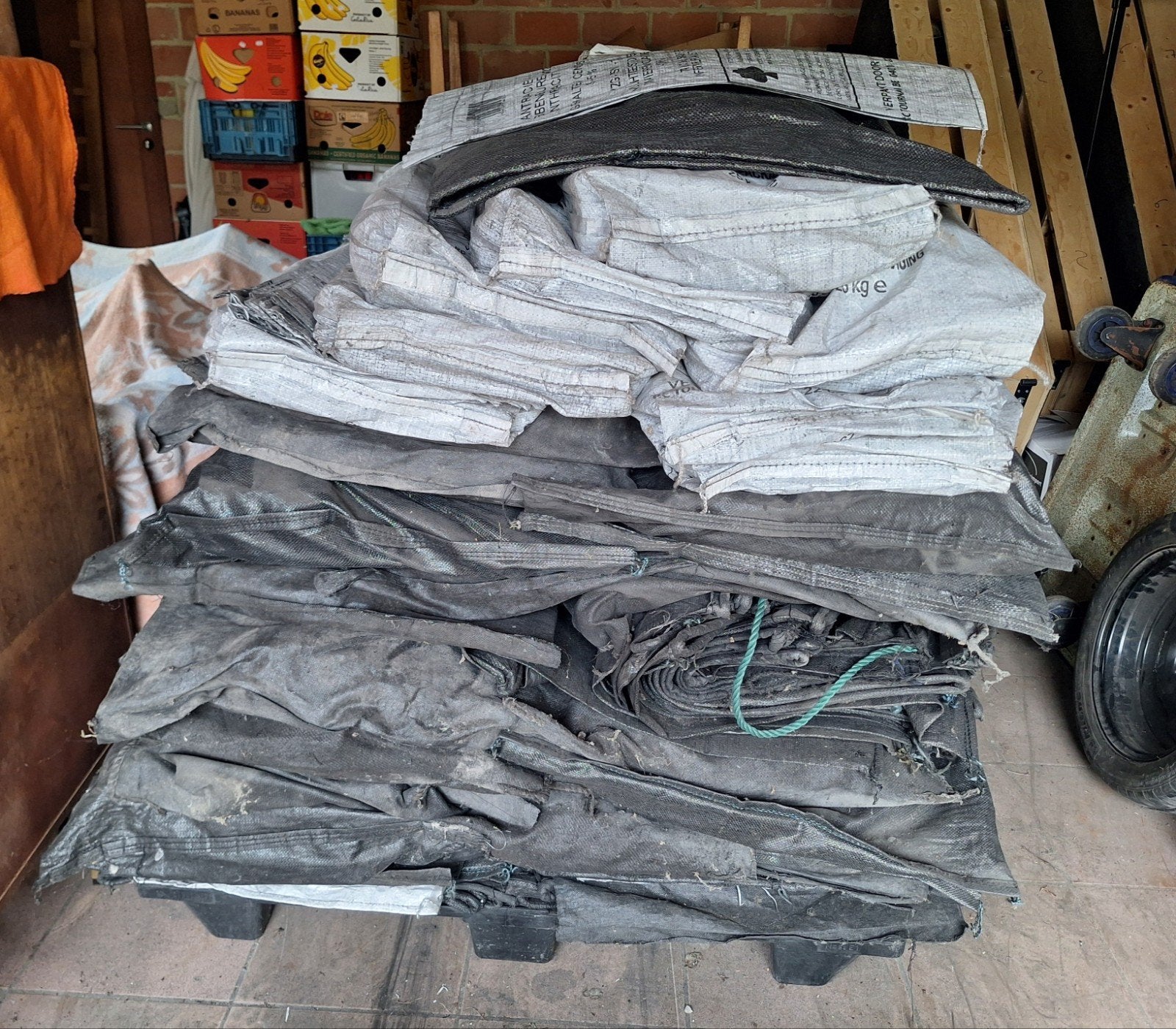 sacs à palettes+sacs à gravats de 50 kg, sacs à ordures, sac, Enlèvement