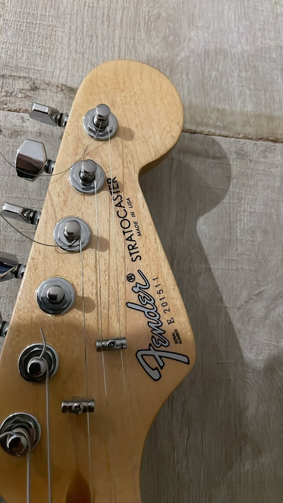 Fender stratocaster Rood ruil, Ophalen, Zo goed als nieuw, Fender