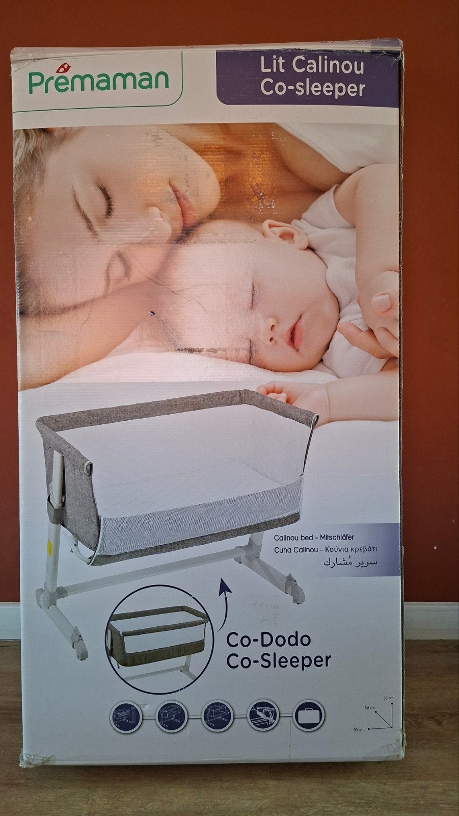 co-sleeper premaman, Ophalen, Gebruikt, Wieg