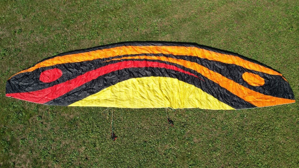 Paramotor Glider Dudek Orca XX Cabrio, Ophalen, Zo goed als nieuw, Scherm