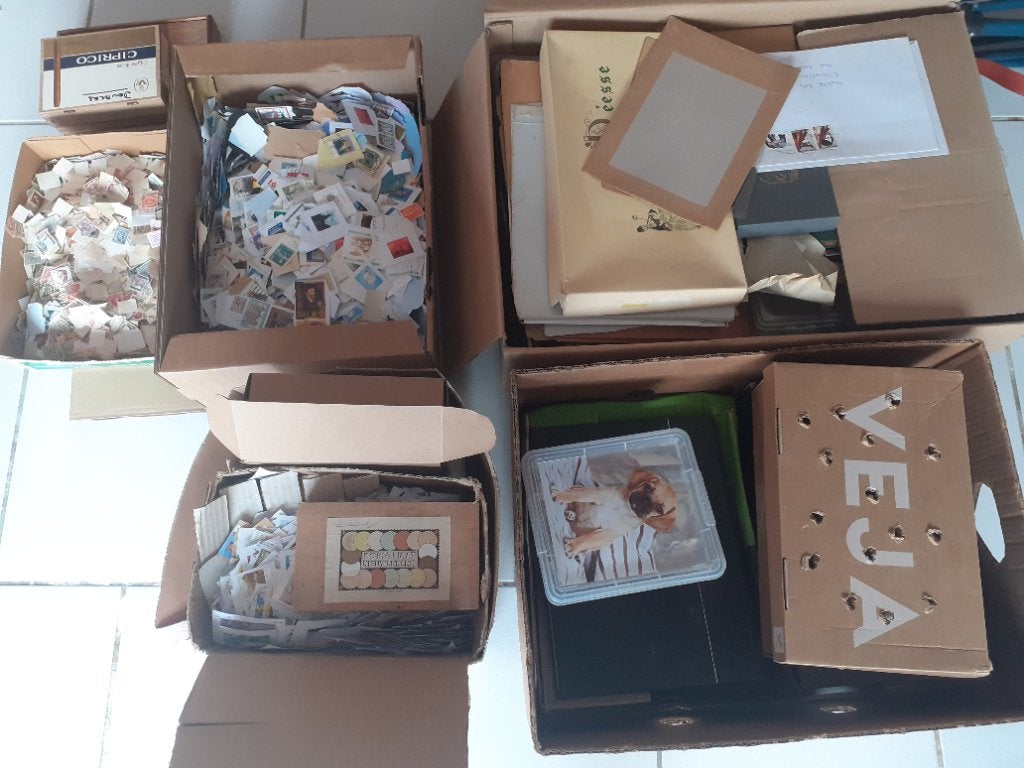 Gros vrac de timbres Belgique et Monde, Oblitéré, Europe, Enlèvement, Sans enveloppe