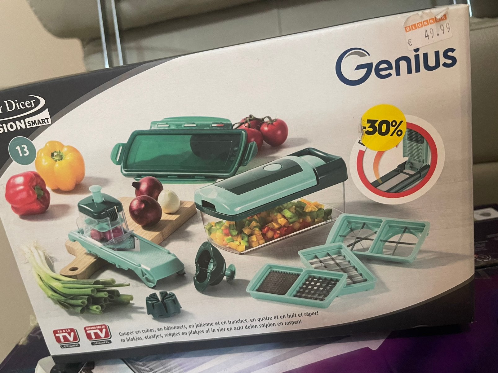 Nicer dicer, Elektronische apparatuur, Grillplaten, Ophalen of Verzenden, Zo goed als nieuw