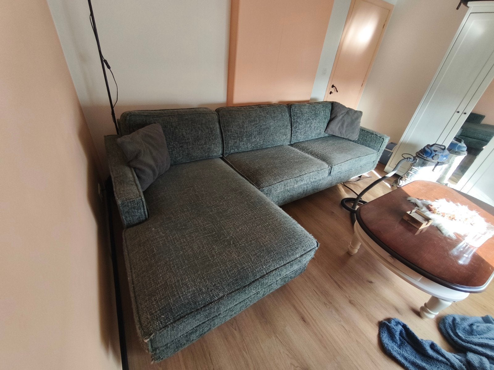 lounge zetel, Ophalen