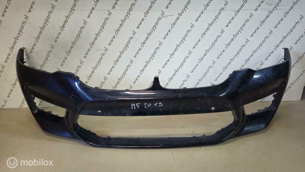 Voorbumper origineel BMW 5-serie F90 LCI ('20-'23), Gebruikt, Voor, Ophalen of Verzenden, Bumper