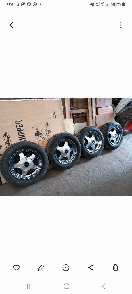 Jantes 4x130 Cox neuf, Autos : Pièces & Accessoires, Neuf, 15 pouces, Enlèvement ou Envoi, Pneu(s)