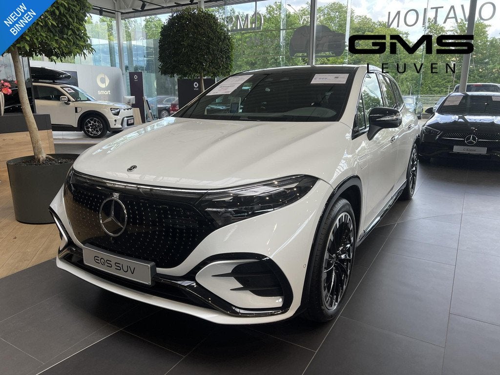 Mercedes-Benz EQS SUV 450 4MATIC AMG Line, Auto's, Mercedes-Benz, Automaat, Stof, 1800 kg, 656 km